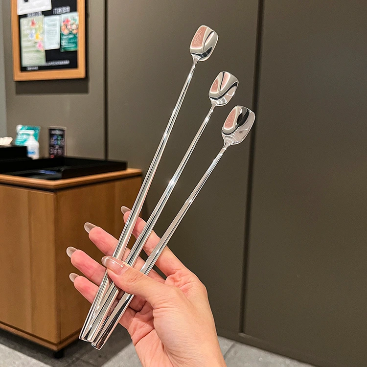 स्टेनलेस स्टील मिक्सिंग चम्मच